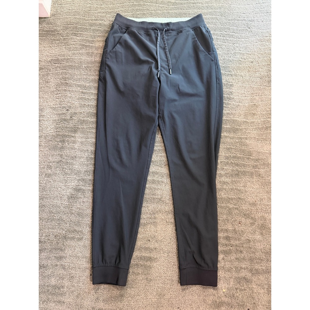 Birddogs Mens Lined Joggers Dark Grey Mint Green Liner Large Drawstring Athletic